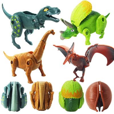 奥特蛋变形恐龙蛋恐龙玩具模型翼龙儿童仿真霸王龙动物超人套装